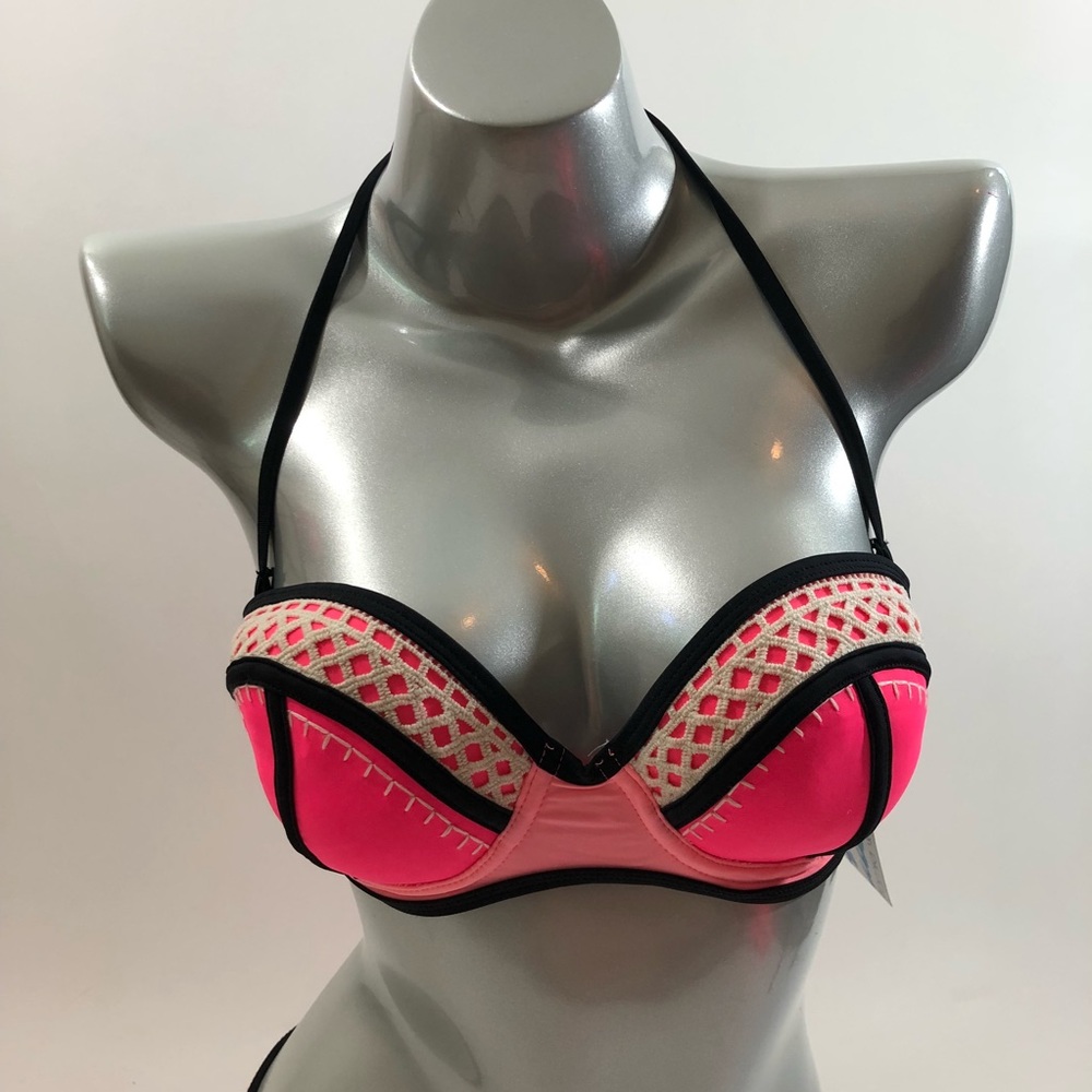 California Waves Two Piece Bikini Swimsuit Medium - Picture 3 of 5